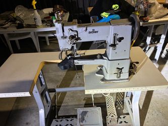 Adler Industrial Sewing Machine with Stand