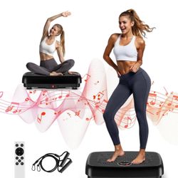 EvoSpark 2025 Upgraded Double Motors Vibration Plate Whole Body Exercise Fitness