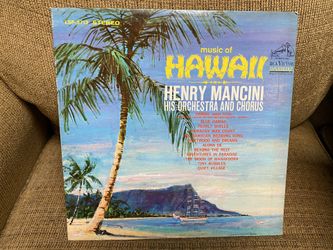 Music of Hawaii Henry Mancini vinyl record