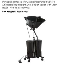 Portable shampoo bowl