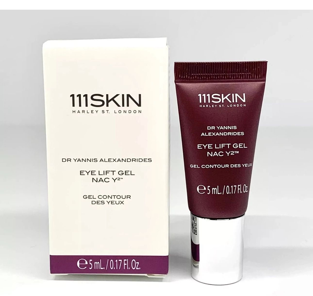 111Skin Eye Lift Gel Nac Y2 Gel Contour Des Yeux Travel Size 5 ml/0.17oz NIB $65