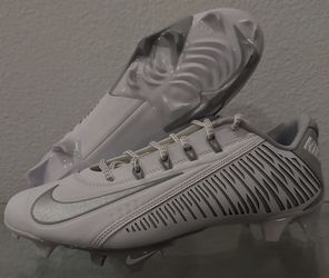 Brand New Nike Vapor Edge Pro 360 VC Football Cleats White Silver Men Size 8.5