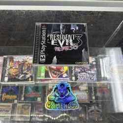 Resident Evil 3 Nemesis Ps1  $85 Gamehogs 11am-7pm
