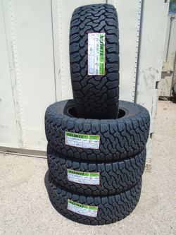 37x12.50R20 LT New Delinte Centurion A/T All Terrain 12 Ply Tires