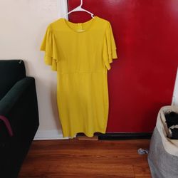 Yellow Dress Size 1x