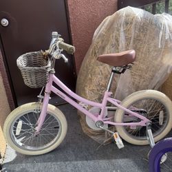 Kids Bike 16 Inch W/training Wheels