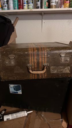 Vintage Metal Latches suitcase