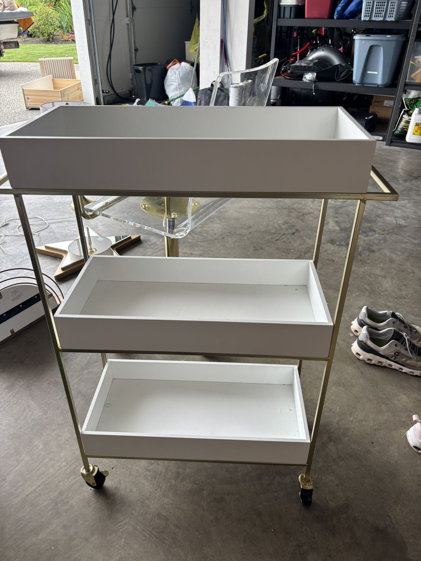 3 Tier Rolling Shelf