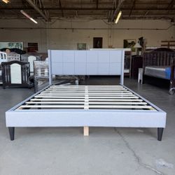 New Queen Bed - No Mattress 