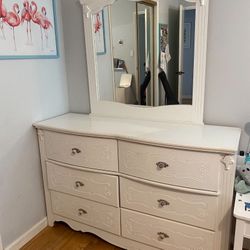 Ashley Furniture Princess Dresser W/Mirror