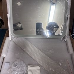 Lighted Makeup Mirror – Vanity Mirror with 10X Magnification & 3 Lighting Modes (White)