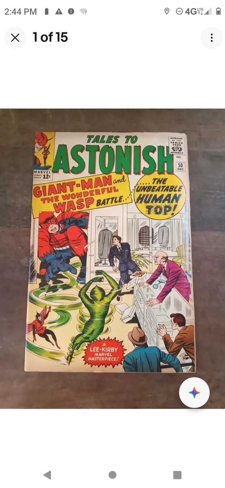 Tales To Astonish 50 First Appearance Human Top