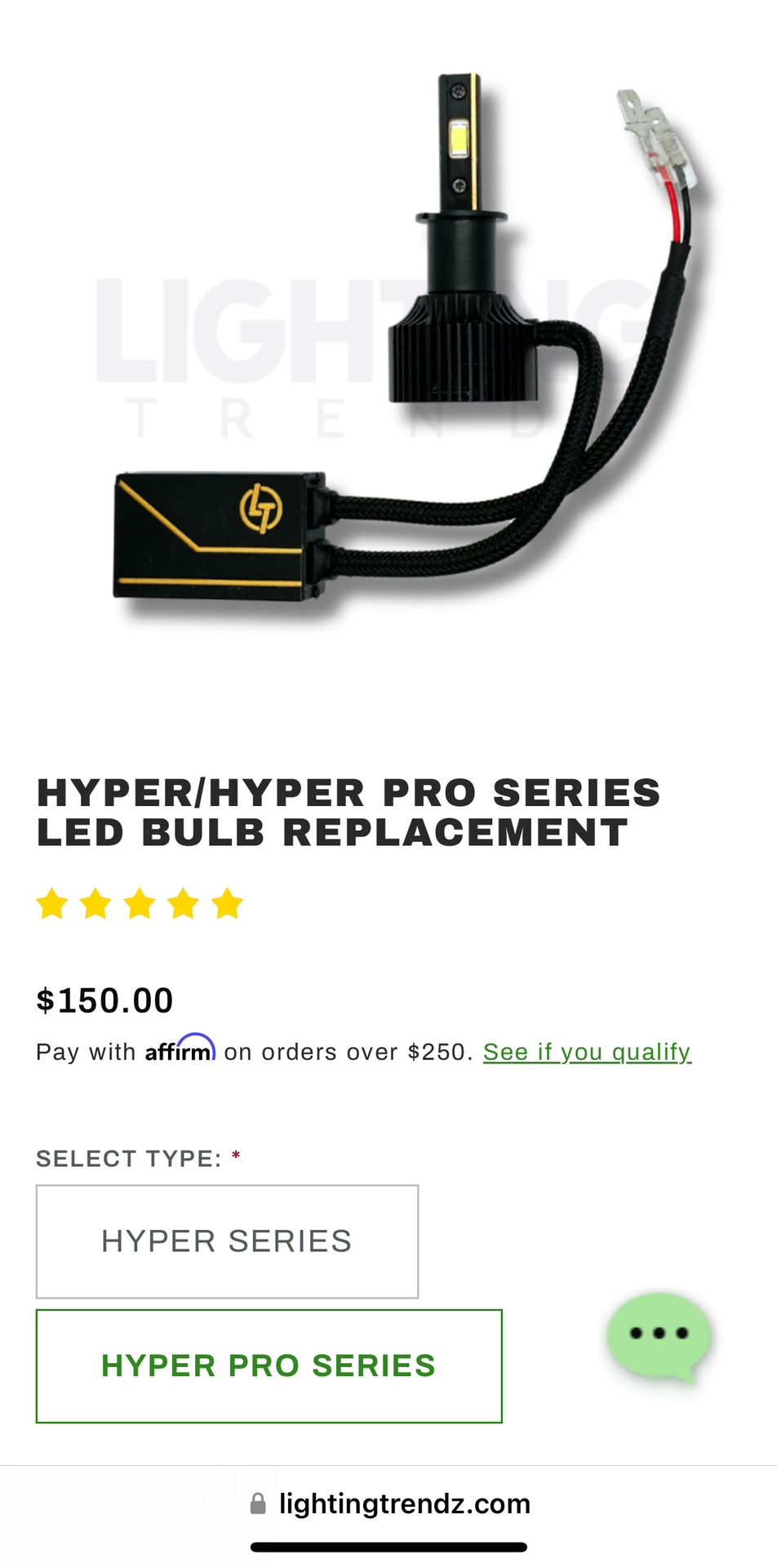 Hyper Pro Series H3 Replacement Lights