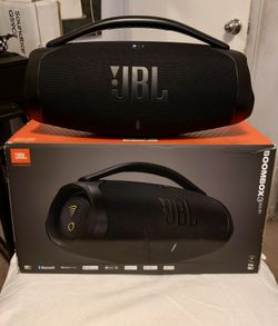 JBL Boombox 3 WiFi | Bluetooth Portable Speaker, Massive Bass, 24-Hour Battery, Water Resistant