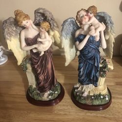 2 Beautiful Angels 1 Ft Tall