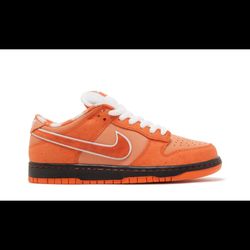 Nike SB Dunk Low Orange lobster Sz 7 Women 