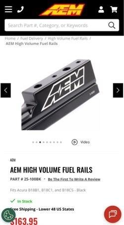 AEM Fuel Rail Acura B-Series