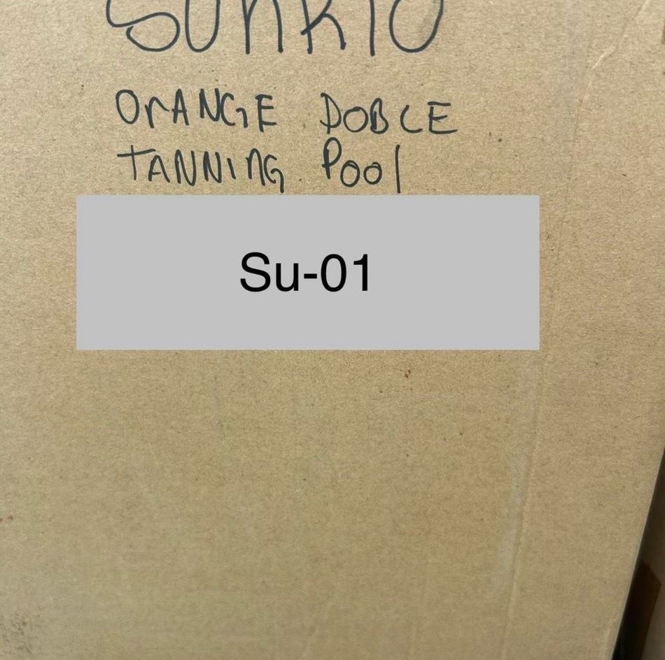 Sunrios Orange Double Tanning Pool