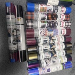 Decent Lot Of HTV and Permanent Vinyl NEW