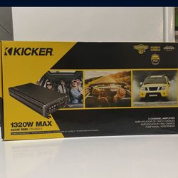 Kicker 5 Channel Amplifier 1320 Watts Max Cxa660.5 Brand New 