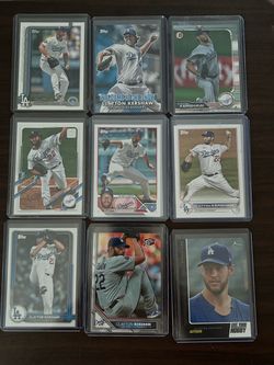 Dodgers Clayton Kershaw (9) Card Lot