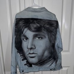 Vintage Jim Morrison The Doors International Denim Jacket Men’s Size L VERY RARE