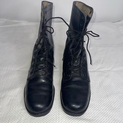 Vintage Genesco CIC Military GJ 1973 Combat Boots Waffle Sole Mens Size 9 R