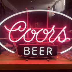Vintage Coors Neon Sign 