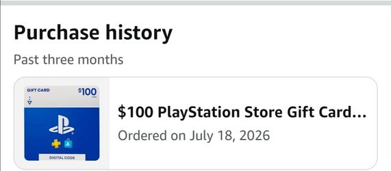 Playstation Store Gift Card
