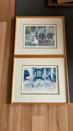 2 Watercolor Paintings Signed And Numbered By Artist Robert E Kennedy