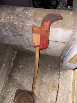 Vintage fireman’s brush axe
