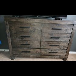 Bed frame and dresser