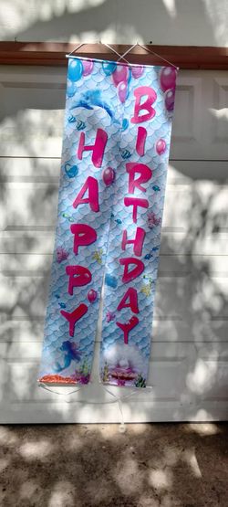 Happy birthday banner