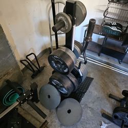 Olympic Weight Tree And Weights