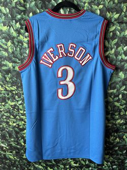 99-00 Philadelphia 76ers Allen Iverson NBA Jersey Mitchell & Ness for Sale  in San Antonio, TX - OfferUp