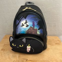 $80 NEW Loungefly Disney Hocus Pocus Binx Backpack