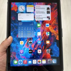 iPad 8th Gen W/ Case And New Tempered Glass Screen Protector Installed!