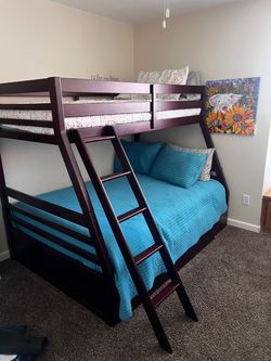 Ashley Twin/Full Bunk Beds - Gently Used