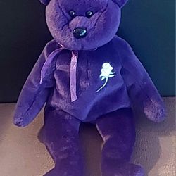 #1 AUTHENTIC TY BEANIE BABY: PRISTINE Princess Diana. Never Handled; Stored Since 1997! All Original, Including P.E. Pellets Inside.