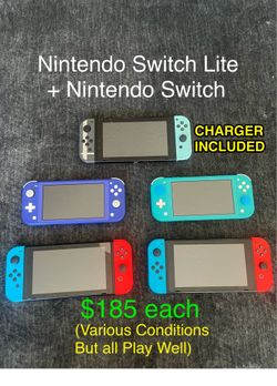 Nintendo Switch Console + Charger