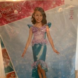 Halloween Disney Ariel Costume And Wig
