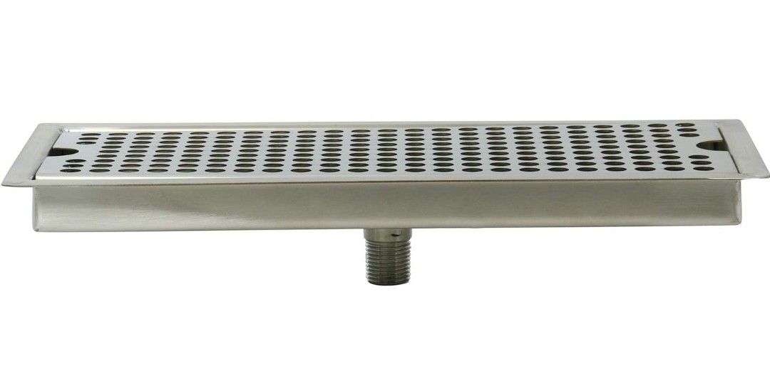 Beer Tap Drip Tray w/ Drain