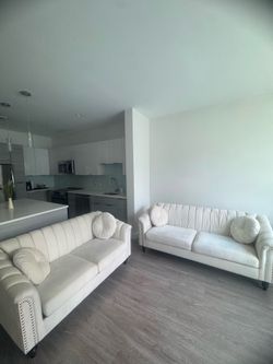Beige couches