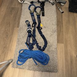 Full Body Harness/Double Leg Lanyard/Rope