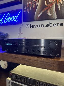 VINTAGE DENON DRA-35V STEREO RECEIVER — JAPANESE HI-FI AUDIO (1986)