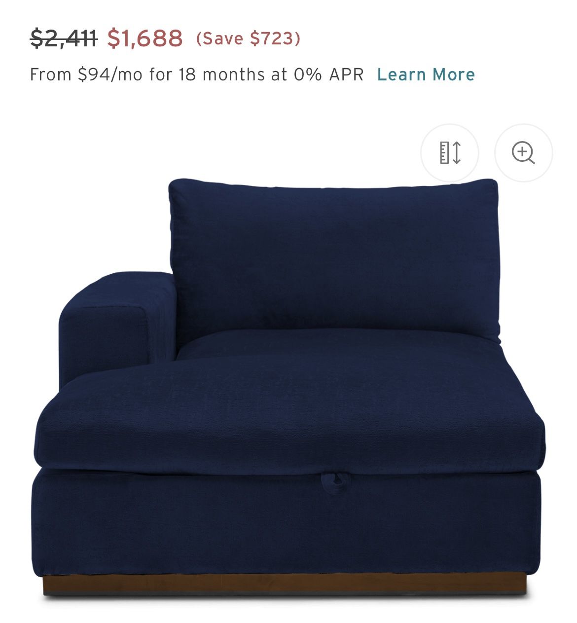 JoyBird Sofa With Storage