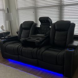 Dual Power Reclining Sofa
