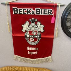 Becks Beer Wall Flag