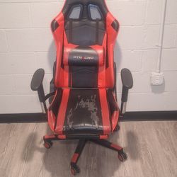 red & black gaming chair