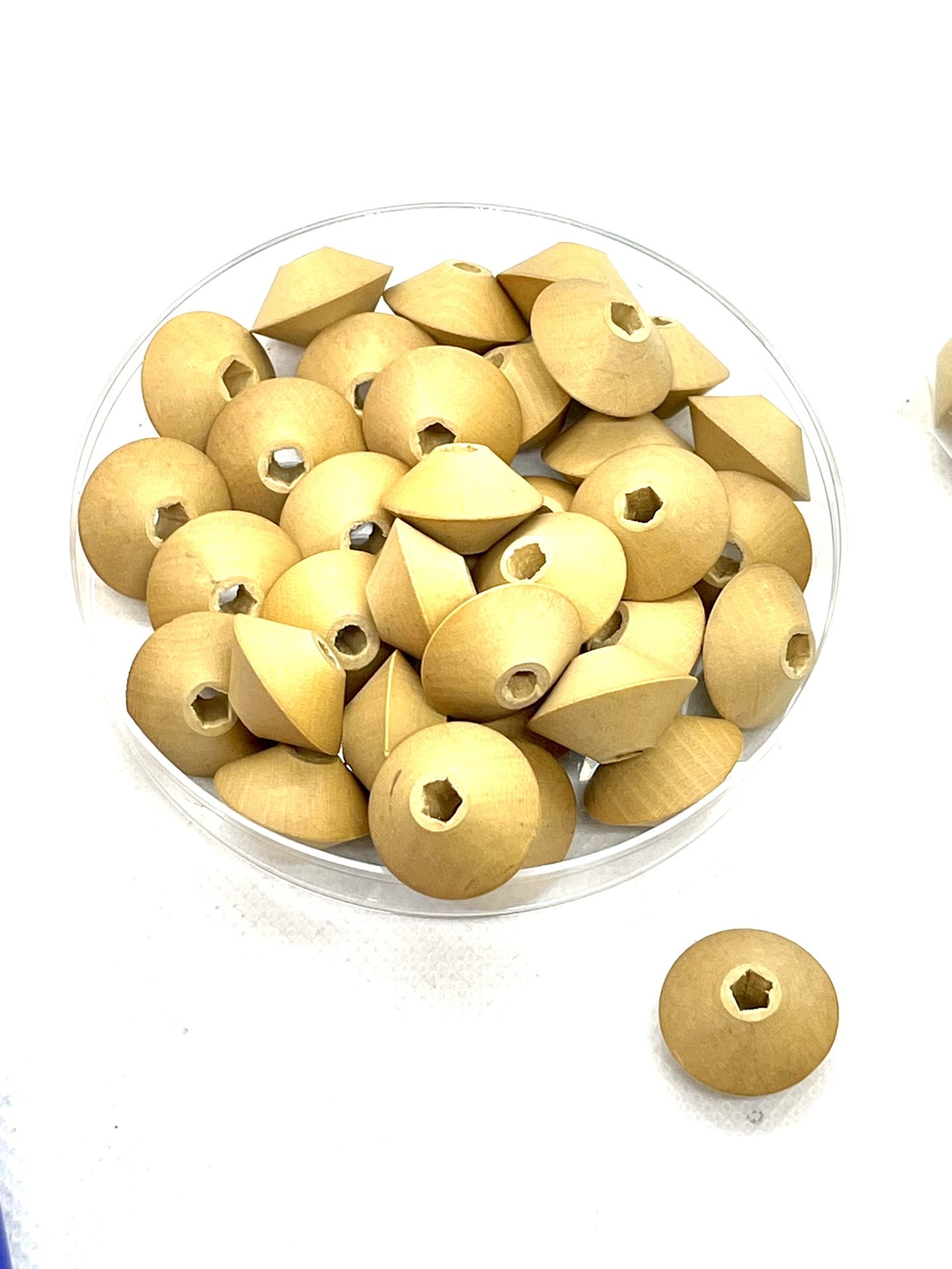 Blonde 12x18mm Disc Beads